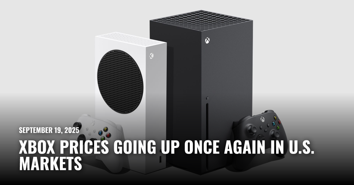 Xbox Prices Going Up Once Again in U.S. Markets | Restart.run